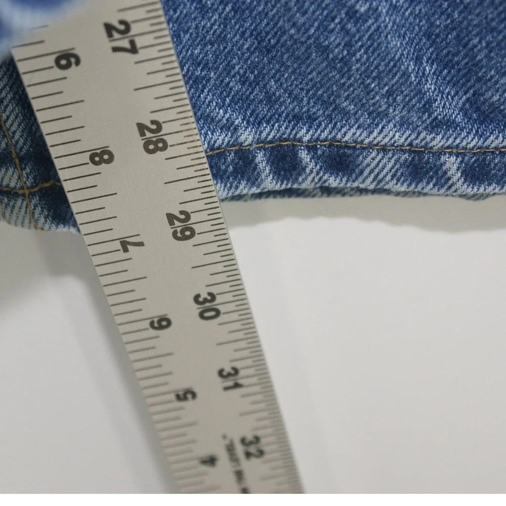Vintage Y2K Tommy Hilfiger Jeans Mens 40x30 Blue Denim Straight Leg 0991507N